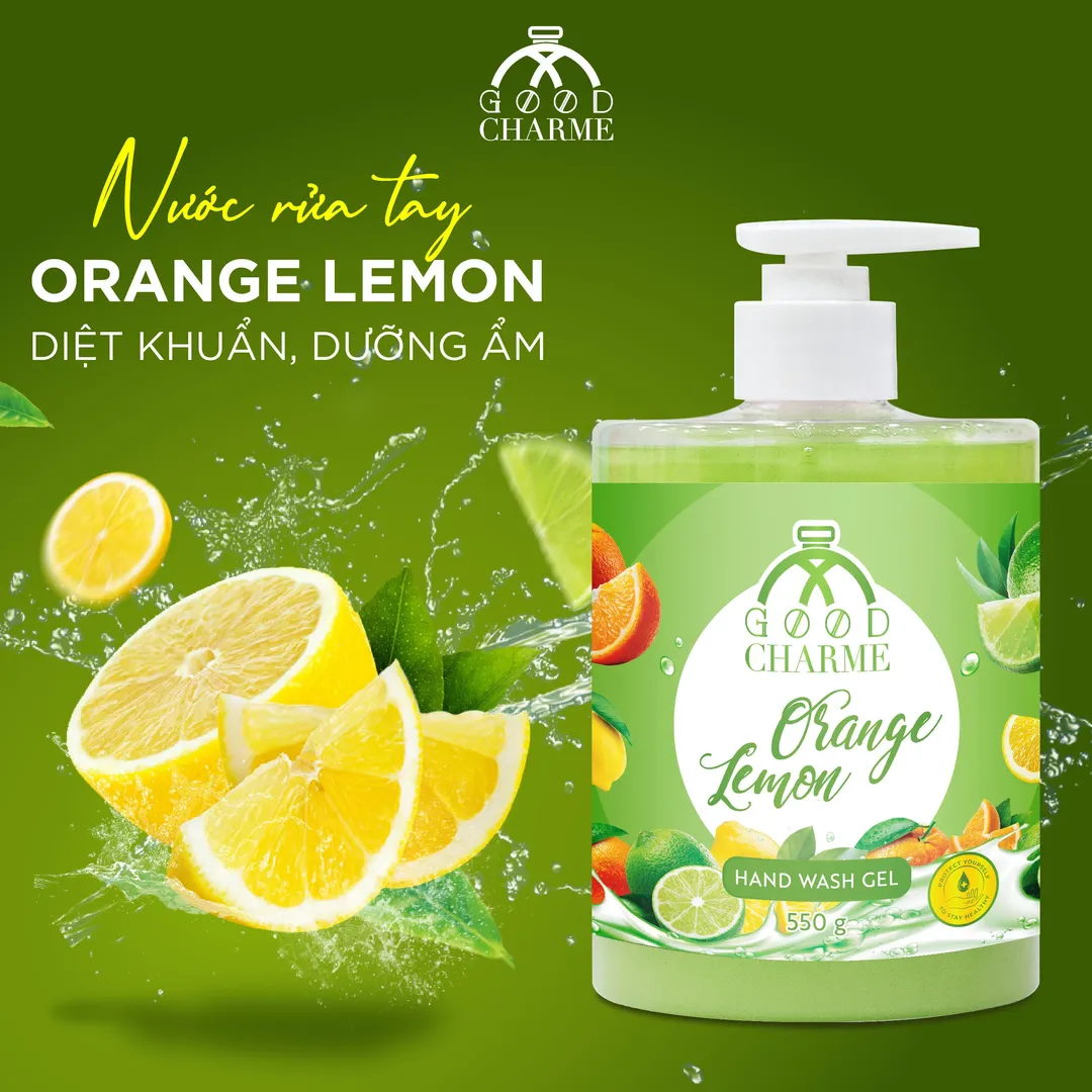Nước rửa tay Orange Lemon 