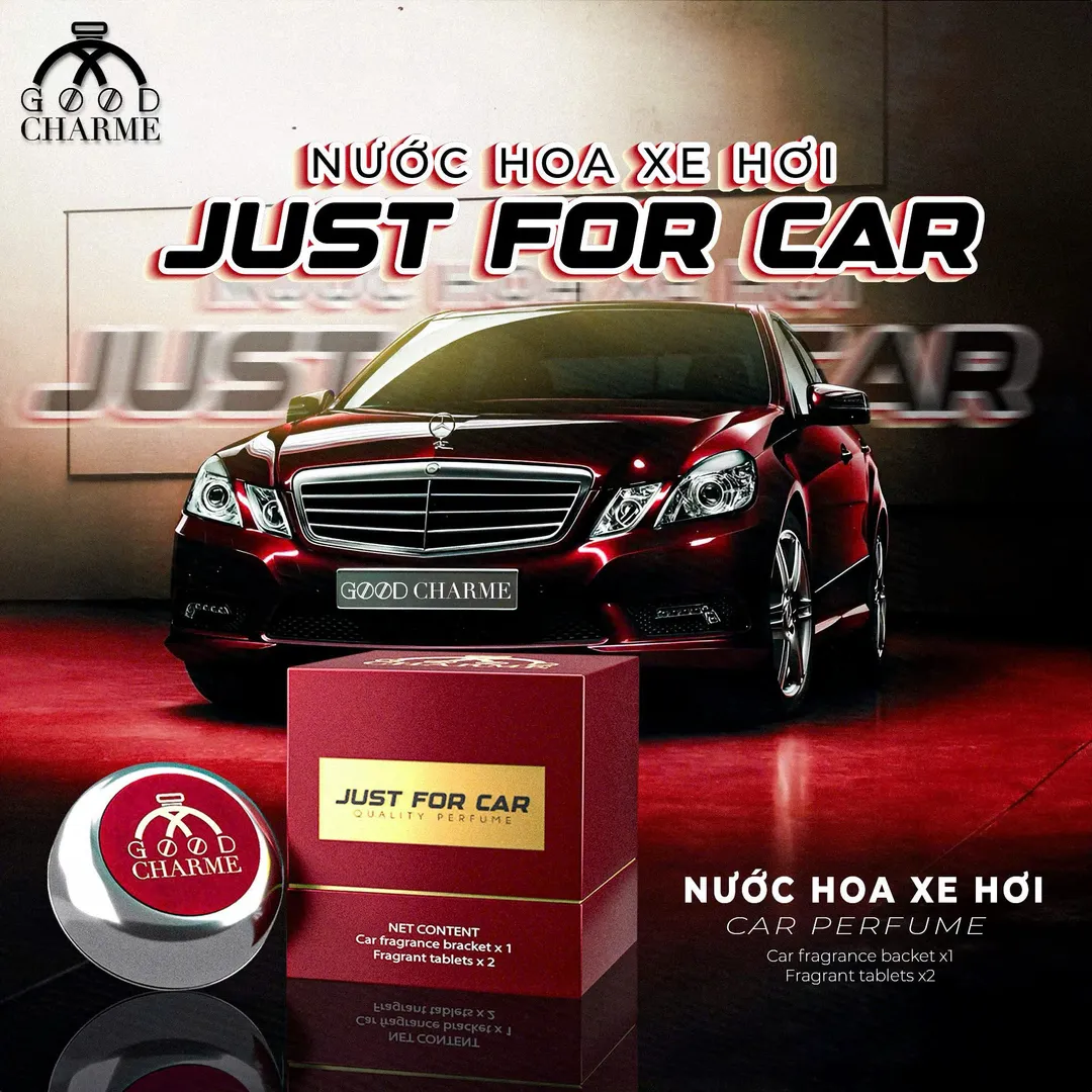 Just For Car Rose - Nước hoa khô xe hơi