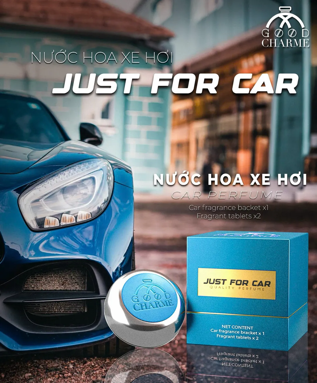 Just For Car Bloom Oasis - Nước hoa khô xe hơi