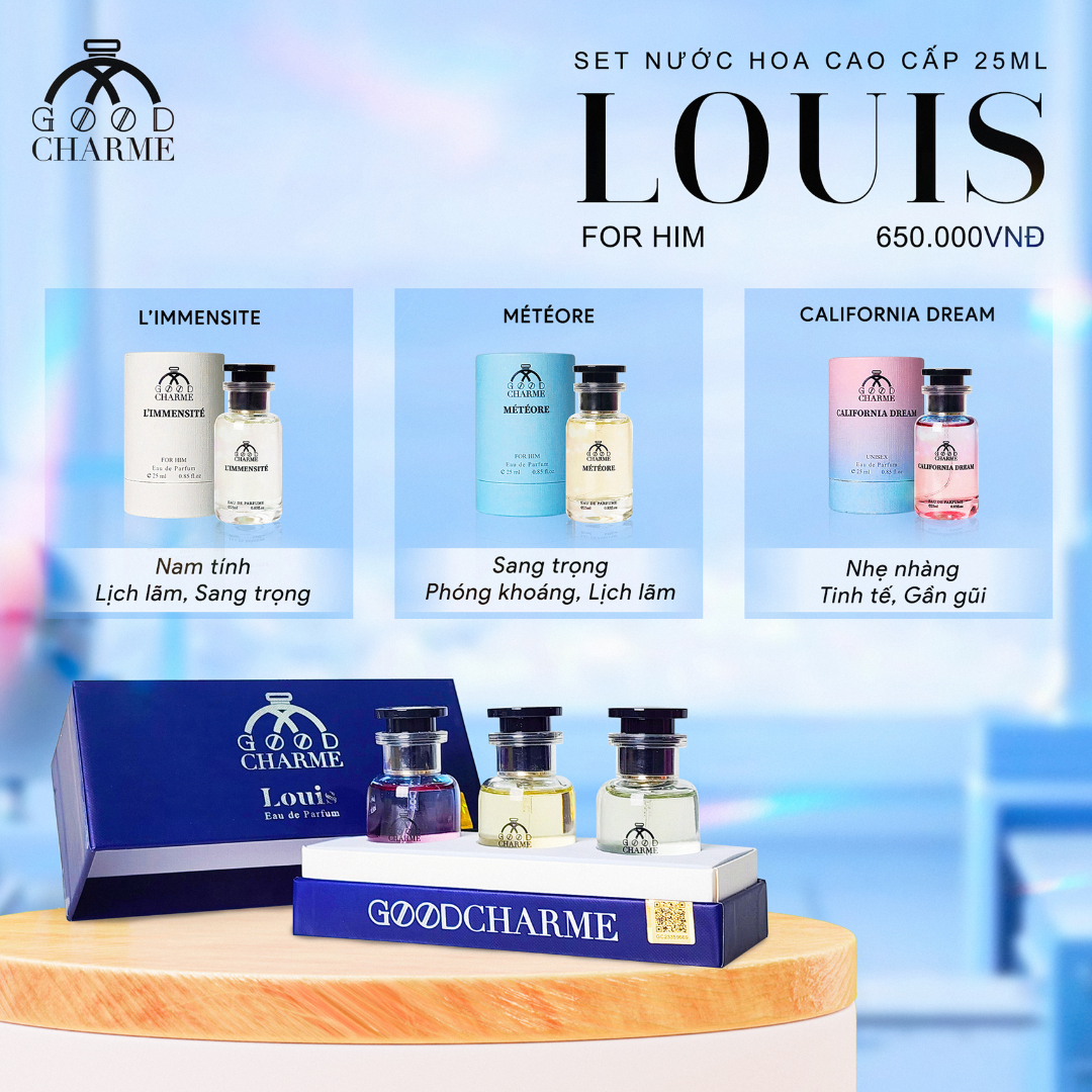 Set Nước Hoa Louis Cho Nam 