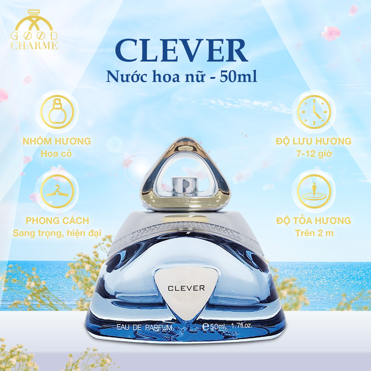 Nước Hoa Nữ Clever GoodCharme 50ml