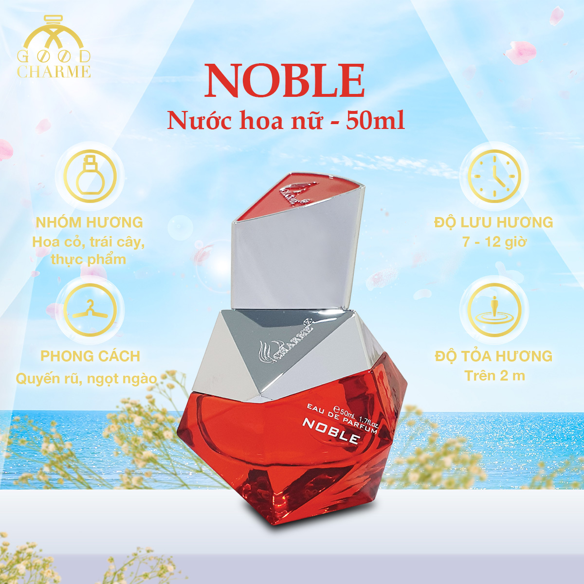 Nước Hoa Nữ Noble GoodCharme 50ml