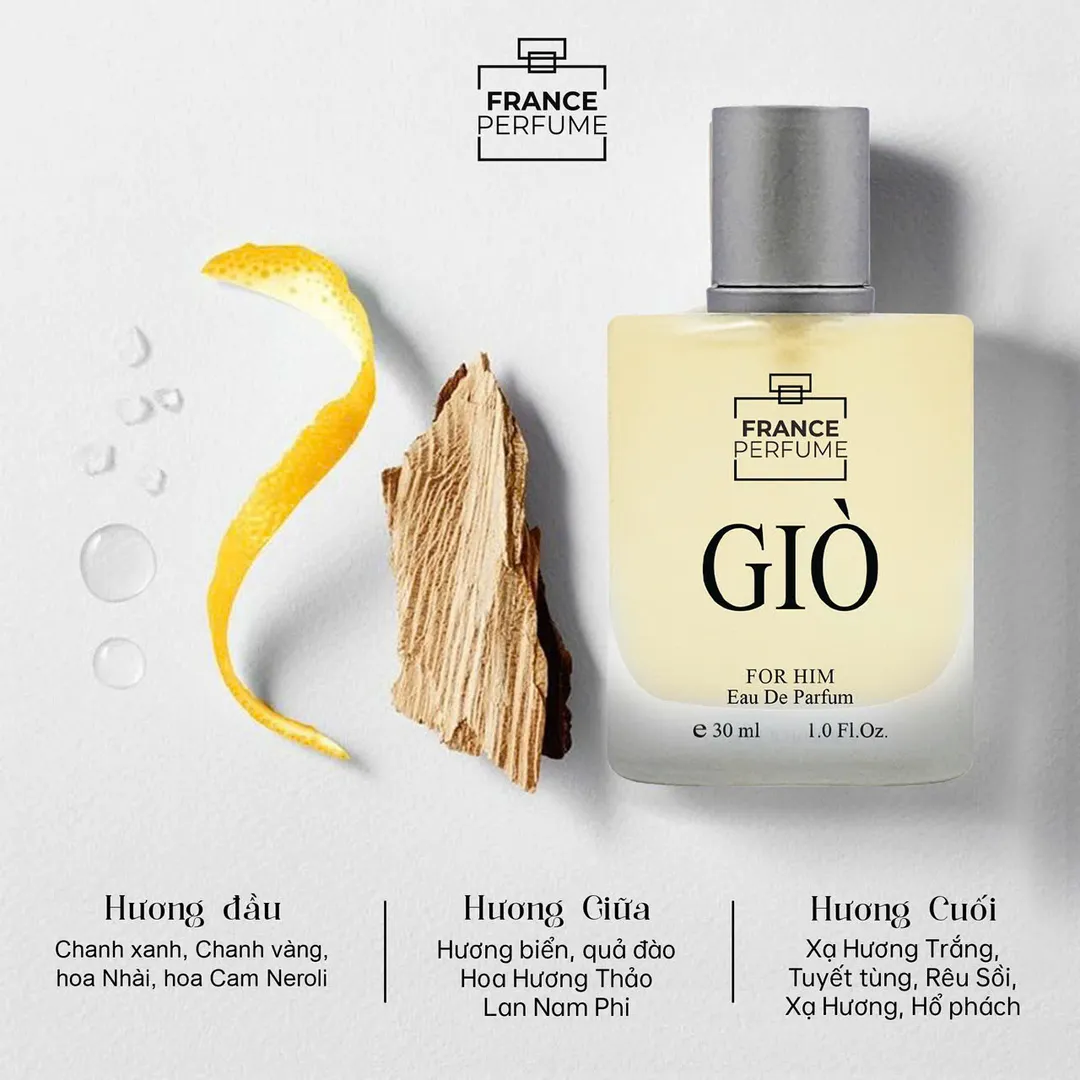 Nước Hoa Nam France Perfume Giò 30ml