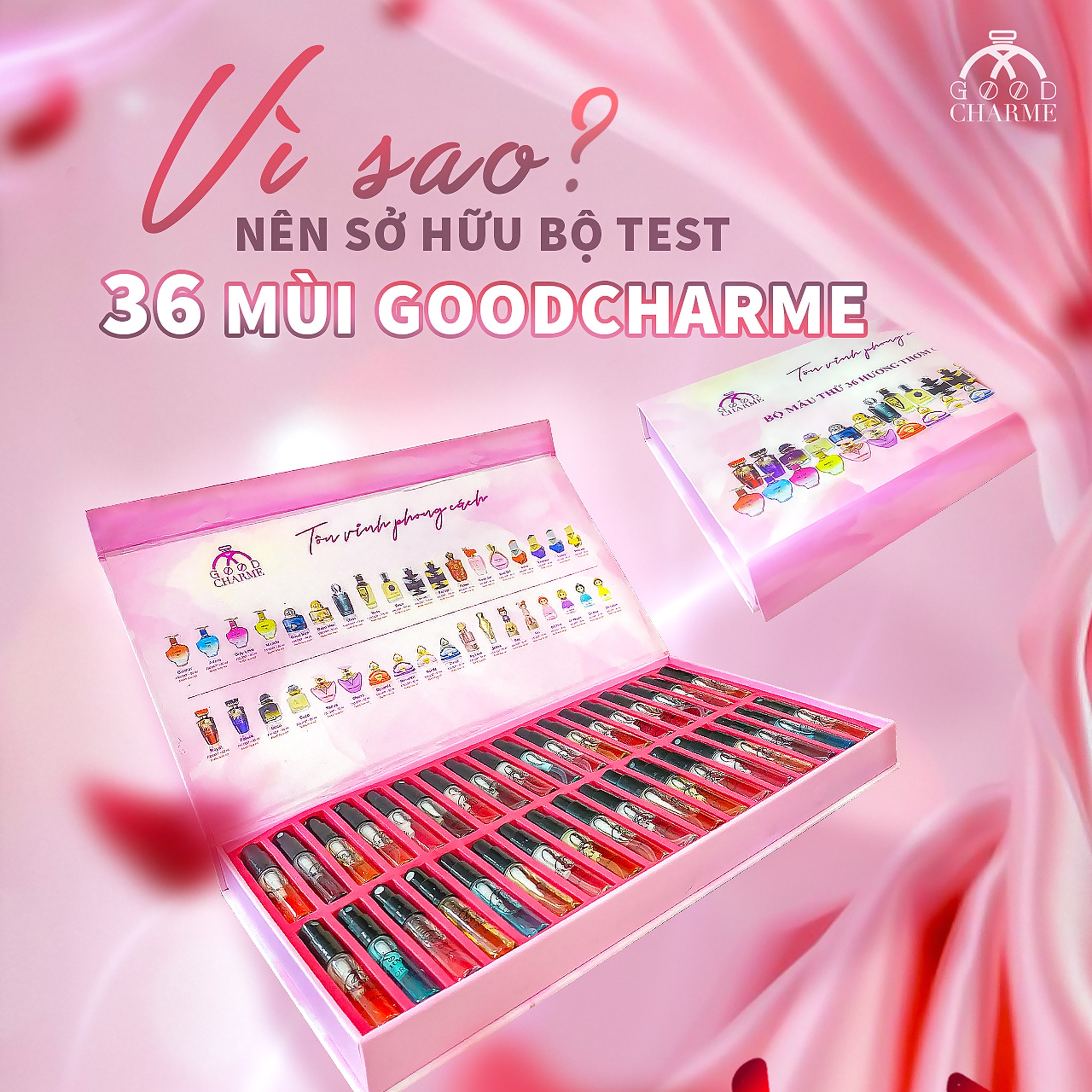 BỘ TEST 36 MÙI GOODCHARME 3ML